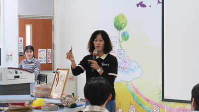 1150311原住民羊角勾編織手作圖片